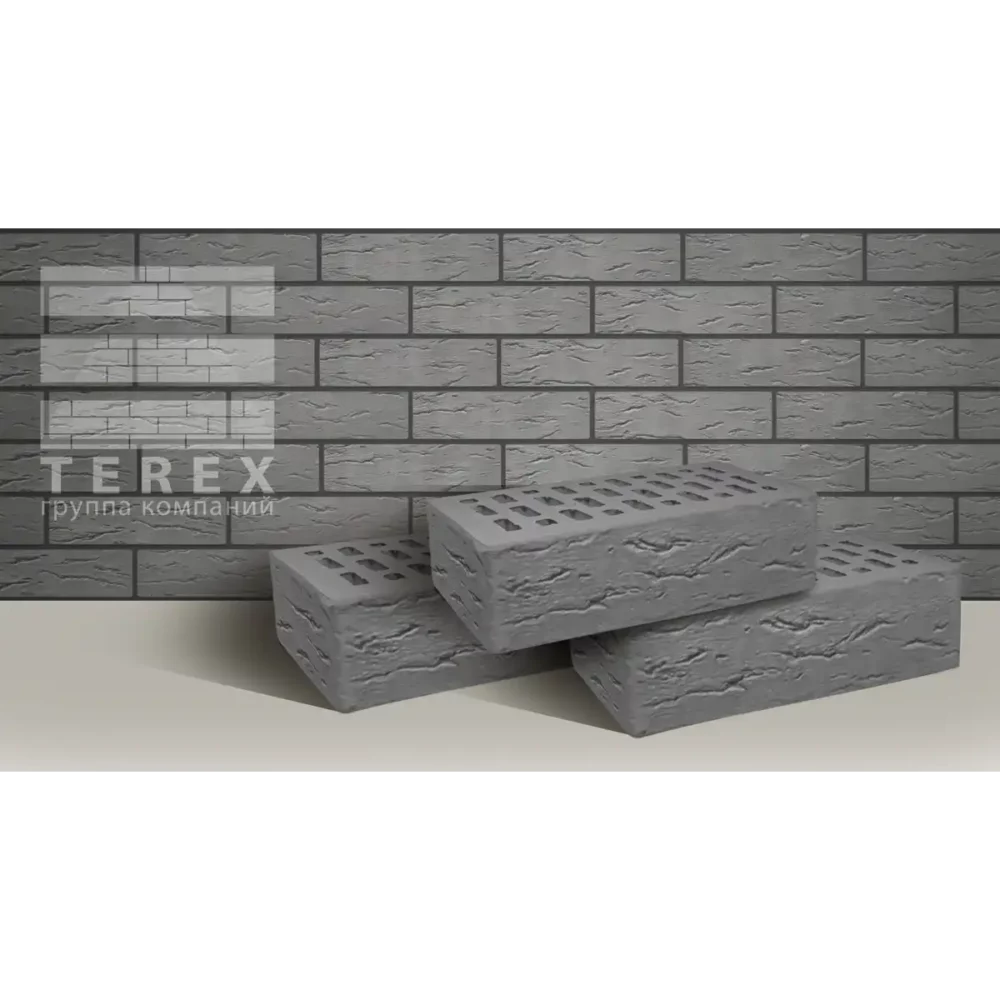Кирпич Terex Серый Руст 1 нф