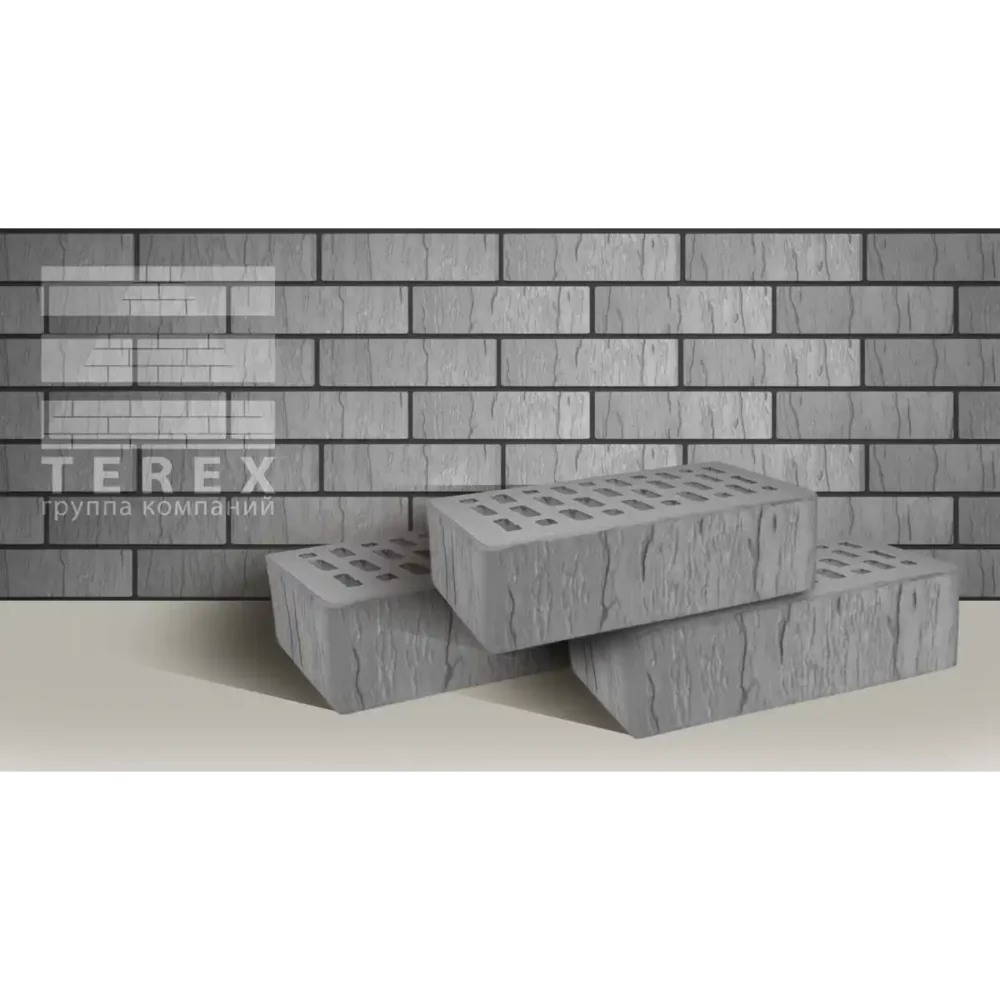 Кирпич Terex Серый Шале 1 нф