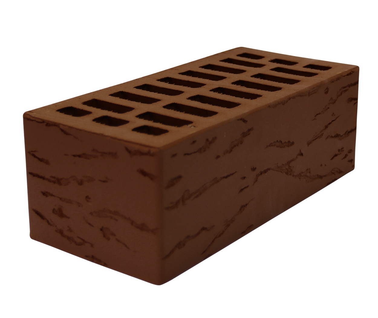Кирпич керамический Коричневый Руст 1.4 NF (250x120x88) БелКерамика