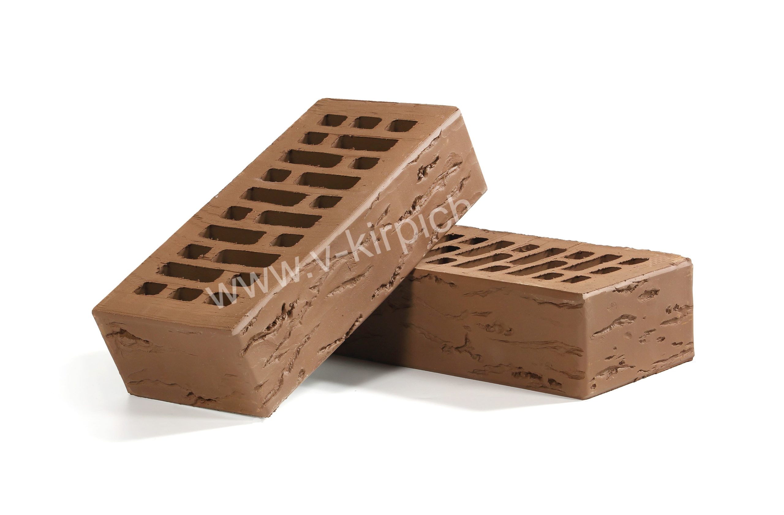 Кирпич облицовочный керамический Терракотовый Руст 1 NF (250x120x65) Воротынск